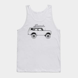 International Scout II Harvester Classic Vintage 4x4 Truck Offroad Vehicle Tank Top